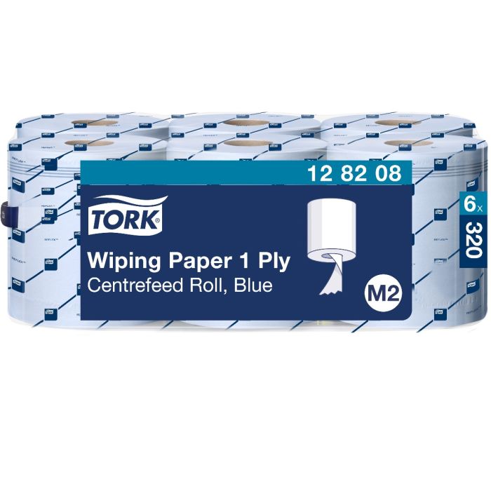 2.2 128208 Tork centerfeed roll 320M 1 laags/1 pli 6 rl/colli